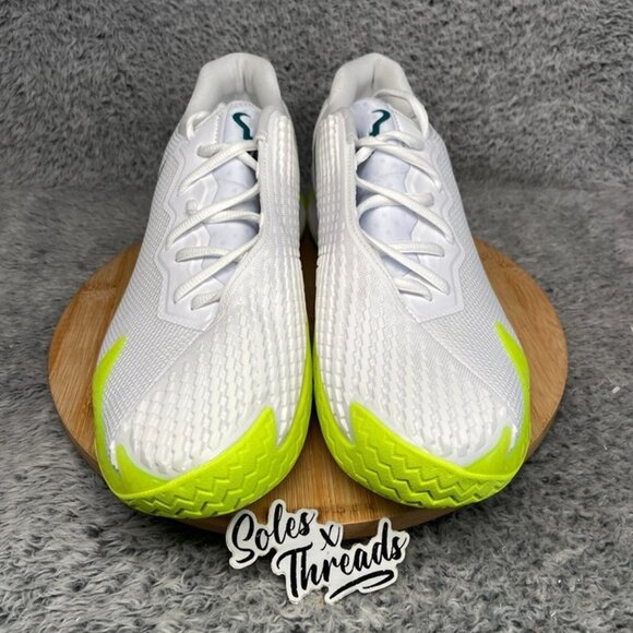 Nike Court Zoom Vapor Cage 4 Rafa Size 10-11.5 Men Tennis White Volt DD1579-107 - Picture 3 of 6